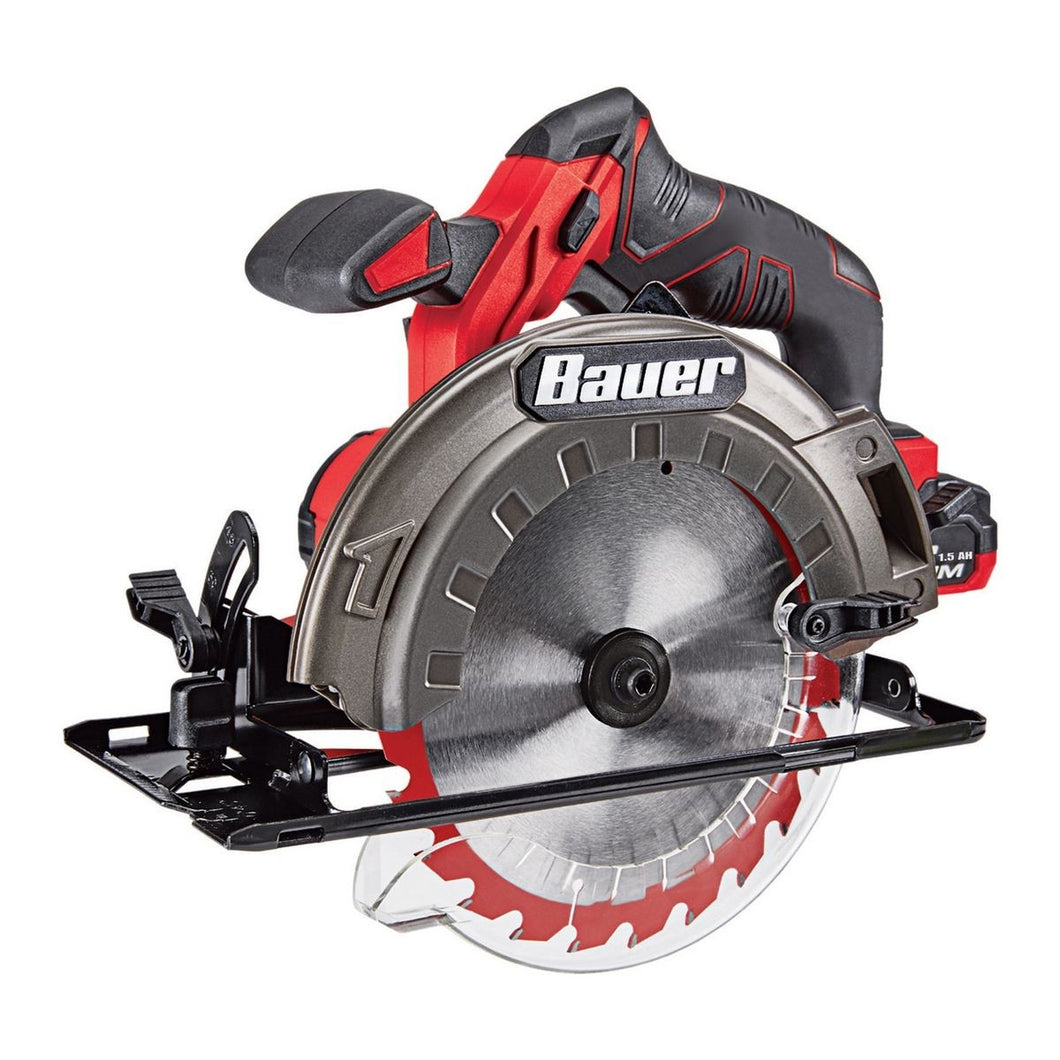 Bauer: 20V Hypermax ™ de iones de litio inalámbrico, de 6-1 / 2 pulg. Sierra circular - solo herramienta.