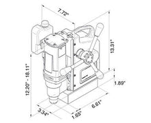 Cargar imagen en el visor de la galería, CS Unitec: AutoMAB 350 - Taladro magnético portátil de una velocidad
