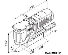 Cargar imagen en el visor de la galería, CS Unitec:  MAB 155 - Taladro magnético portátil ultracompacto
