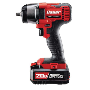 Bauer: 20V Hypermax ™ Ion de litio inalámbrico 3/8 pulg. Llave de impacto compacta: solo herramienta.