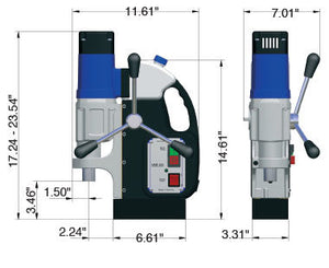 CS Unitec: Taladros magnéticos portátiles MAB 455